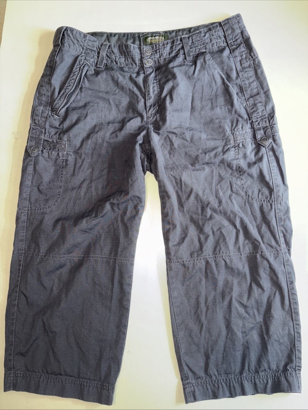 Eddie Bauer Blakely Fit, 12, Capris, 100% Cotton, Boho, Outdoor, EUC,